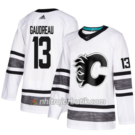Män Ishockey Calgary Flames tröja Johnny Gaudreau 13 Vit 2019 All-Star Adidas Authentic Män Ishockey Calgary Flames tröja Johnny Gaudreau 13 Vit 2019 All-Star Adidas Authentic